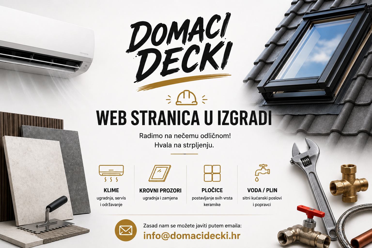 Domaći Dečki - web stranica u izradi